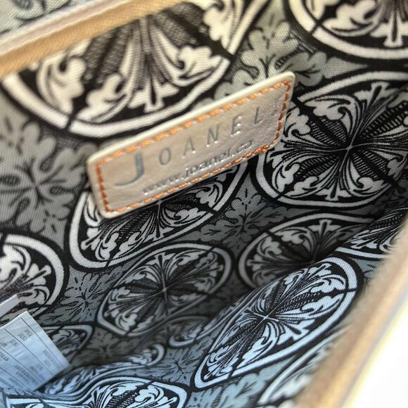 Joanel Orange Leather Flap Crossbody with Stone Trim – US OS - Picture 11 of 11